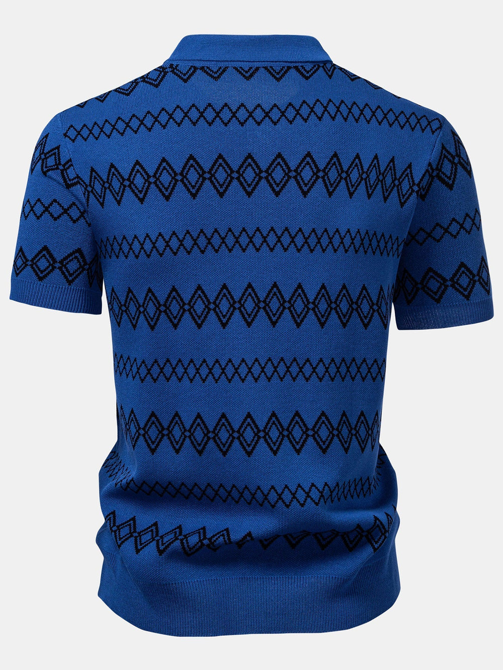 Men’s Knitted Button-Up Shirt Co-Ord with Slim Tapered Trousers for Smart Casual Wear