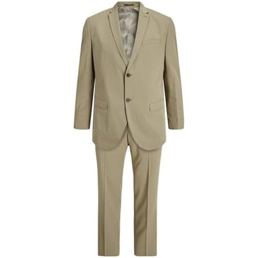 Men’s Plus-Size Two-Piece Suit – Regular-Fit Tailoring for Business and Formal Events