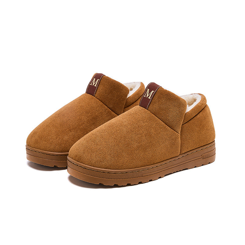 Women's Fleece-Lined Slipper Boots - Non-Slip Sole Ankle Bootie - original product image 5