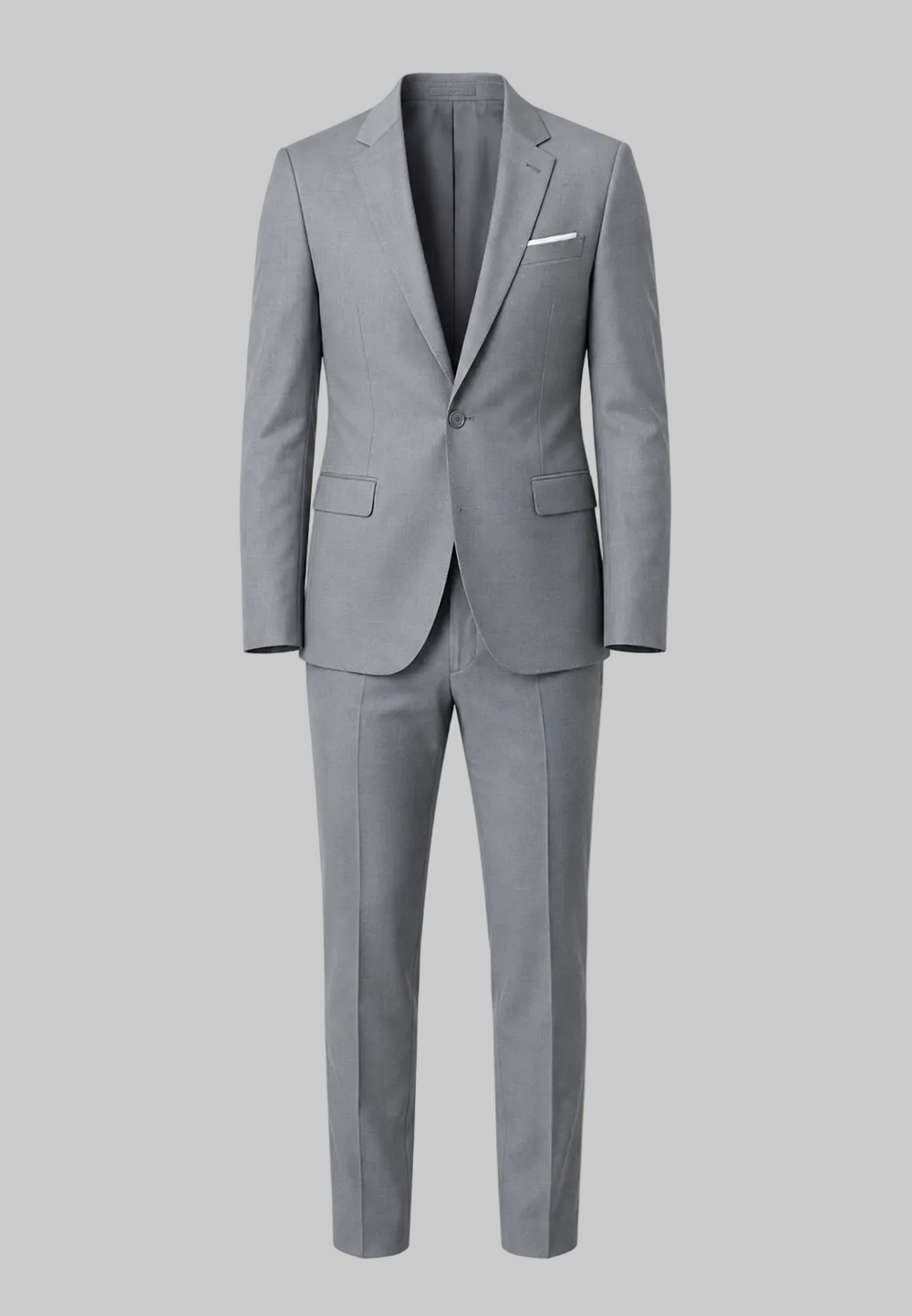 Men’s Tailored Two-Piece Suit – Stretch Blazer and Trousers for Business and Formal Events