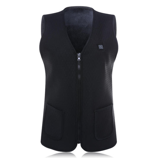 Men’s Electric Heated Vest – Slim Full-Zip Winter Layer with Adjustable Heat Control
