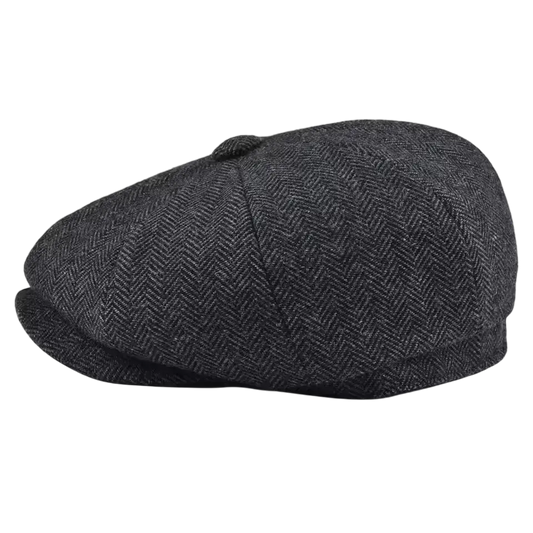 Men’s Tweed Flat Cap – Heritage Headwear for Tailored and Smart Casual Outfits