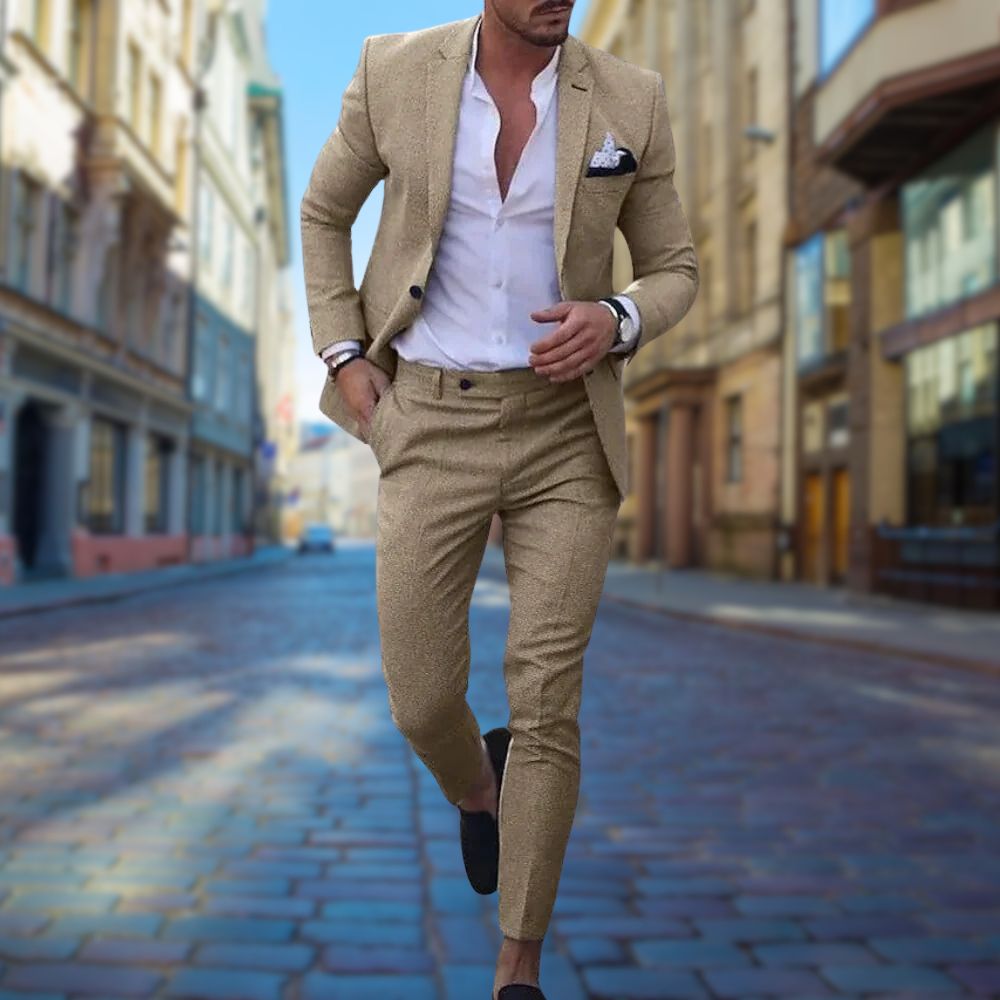 Men’s Slim Fit Suit – Stylish Comfortable Tailored Formalwear for Everyday Occasions