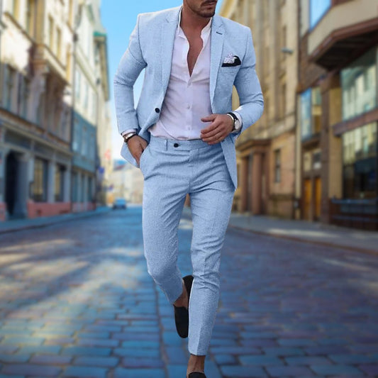Men’s Slim Fit Suit – Stylish Comfortable Tailored Formalwear for Everyday Occasions