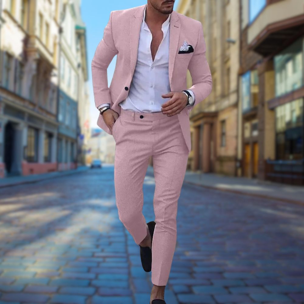 Men’s Slim Fit Suit – Stylish Comfortable Tailored Formalwear for Everyday Occasions