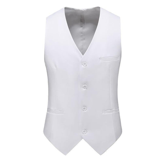 Men’s Satin Waistcoat Set – Traditional Formal Layer with Tie and Pocket Square
