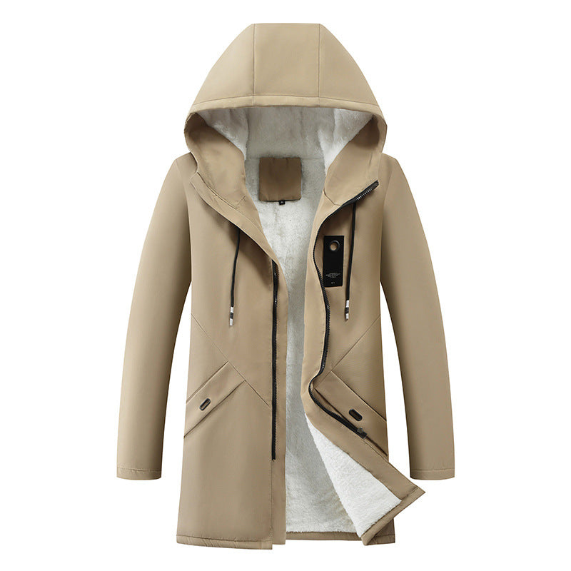 Men’s Parka – Drawcord Hood with Concealed Two-Way Zip