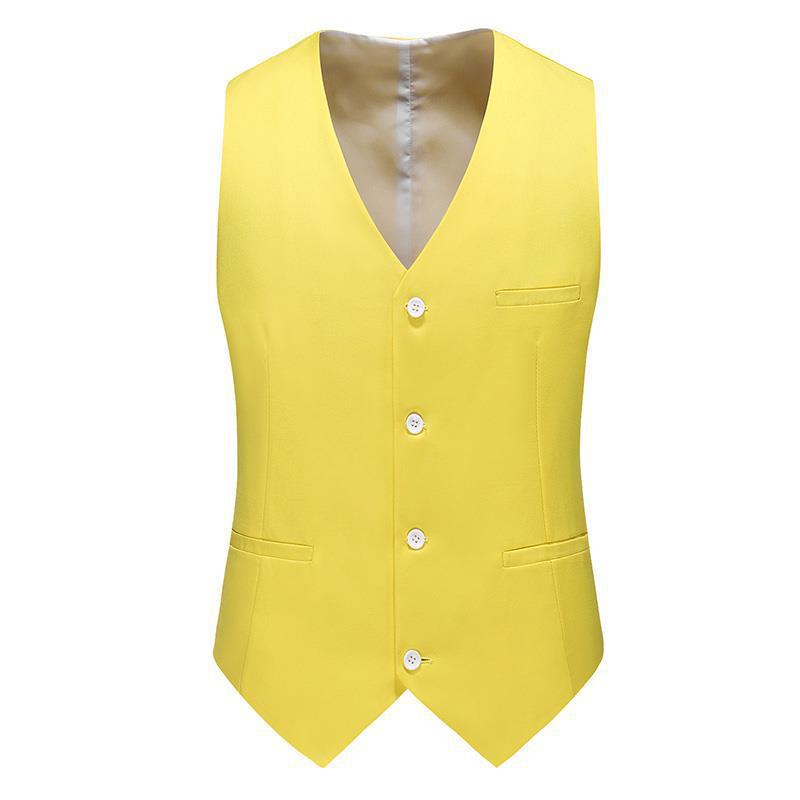 Men’s Satin Waistcoat Set – Traditional Formal Layer with Tie and Pocket Square