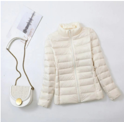 Women’s Lightweight Quilted Puffer Jacket – Warm Zip-Up Layer for Everyday Winter Wear
