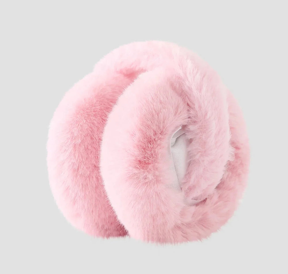 Women’s Adjustable Plush Winter Earmuffs – Warm Wind-Protective Ear Covers for Skiing Cycling and Outdoor Wear