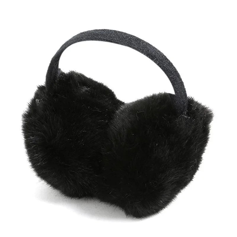 Women’s Plush Faux-Fur Winter Earmuffs – Windproof Soft Ear Warmers for Outdoor Cold-Weather Wear