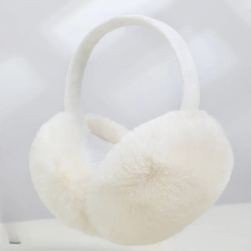 Women’s Faux-Fur Winter Earmuffs – Plush Ear Warmers for Skiing Travel and Everyday Outdoor Wear