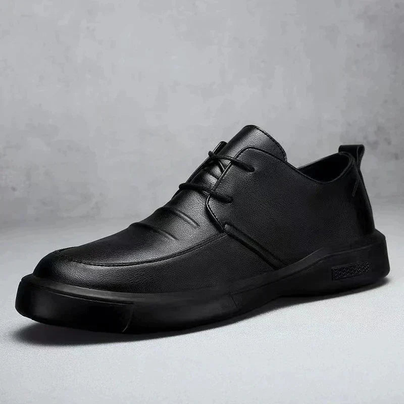 Men’s Durable PU Leather Slip-On Trainers – Comfortable All-Season Shoes for City and Everyday Wear