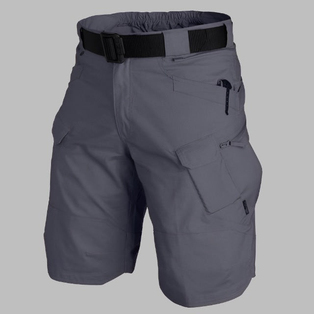 Men’s Waterproof Stretch Cargo Shorts – Multi-Pocket Outdoor Utility Style