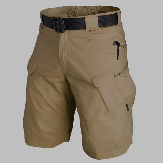 Men’s Waterproof Stretch Cargo Shorts – Multi-Pocket Outdoor Utility Style