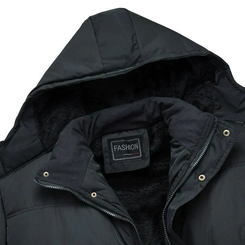 Men’s Hooded Puffer Jacket – Insulated Winter Outerwear for Everyday Cold-Weather Wear