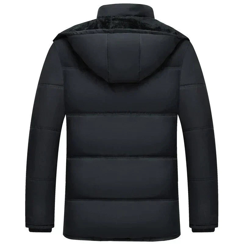 Men’s Hooded Puffer Jacket – Insulated Winter Outerwear for Everyday Cold-Weather Wear