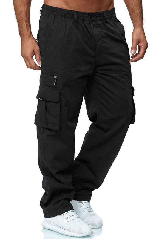 Men’s Utility Cargo Trousers – Relaxed Multi-Pocket Trousers for Everyday Wear