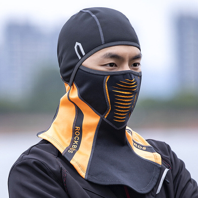 Men’s Thermal Fleece Balaclava Winter Face Mask – Windproof Neck-Cover Cycling Ski Mask with Glasses Openings