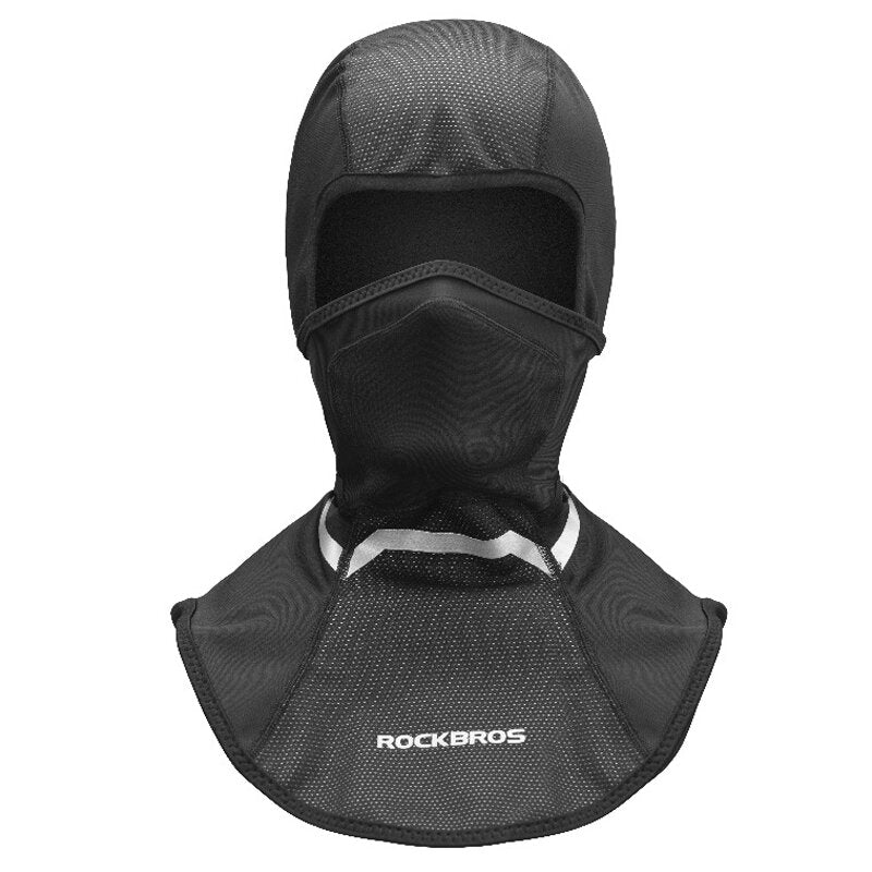 Men’s Thermal Fleece Balaclava Winter Face Mask – Windproof Neck-Cover Cycling Ski Mask with Glasses Openings