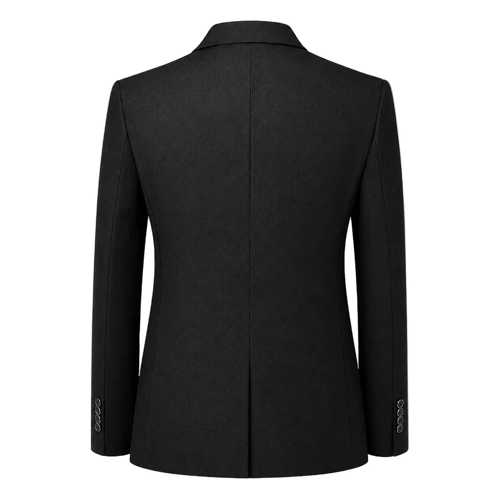 Men’s Tailored Tweed Suit Set – Three-Piece Styling for Weddings and Business Events