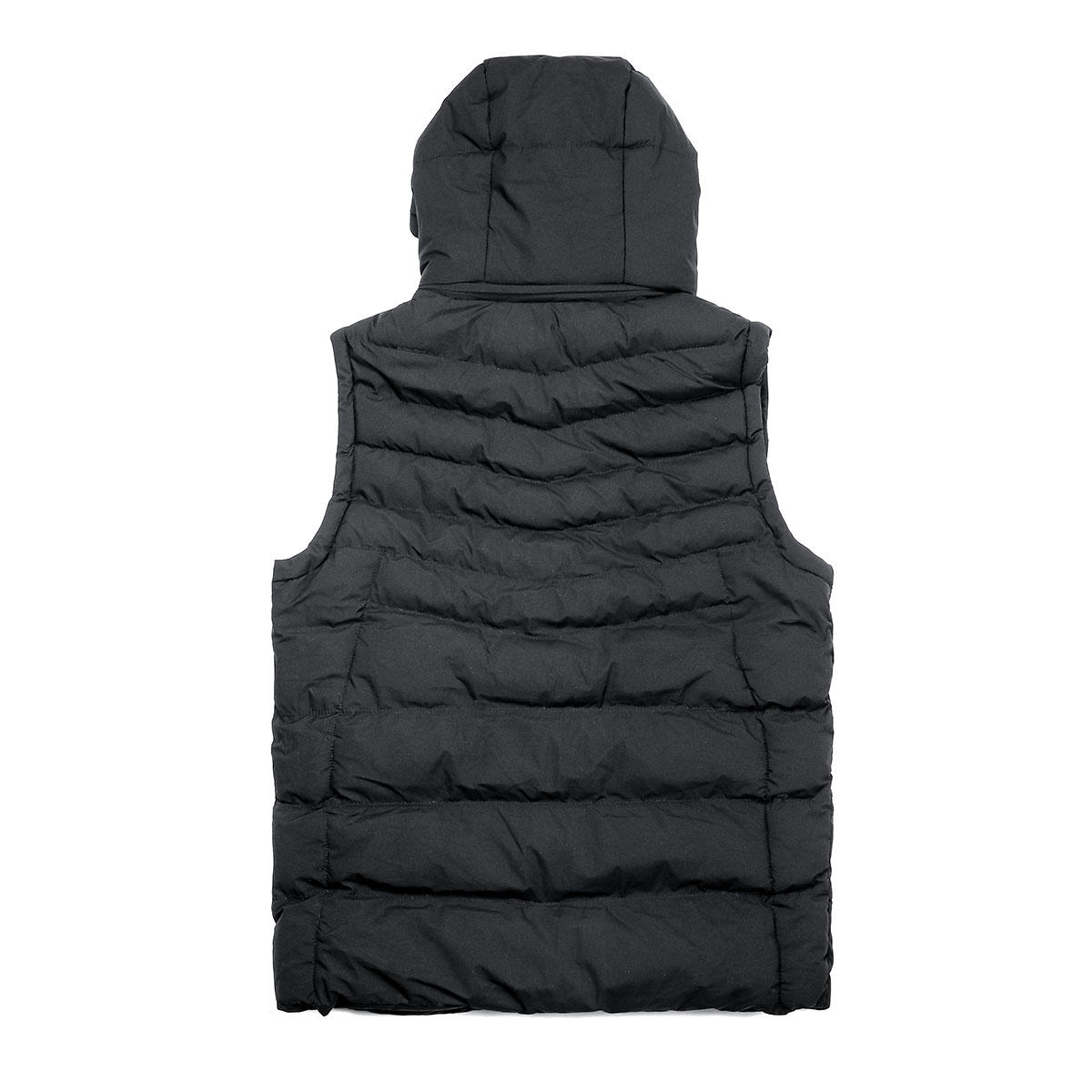 Men’s USB Heated Hooded Puffer Vest – Quilted Sleeveless Winter Layer with Adjustable Warmth
