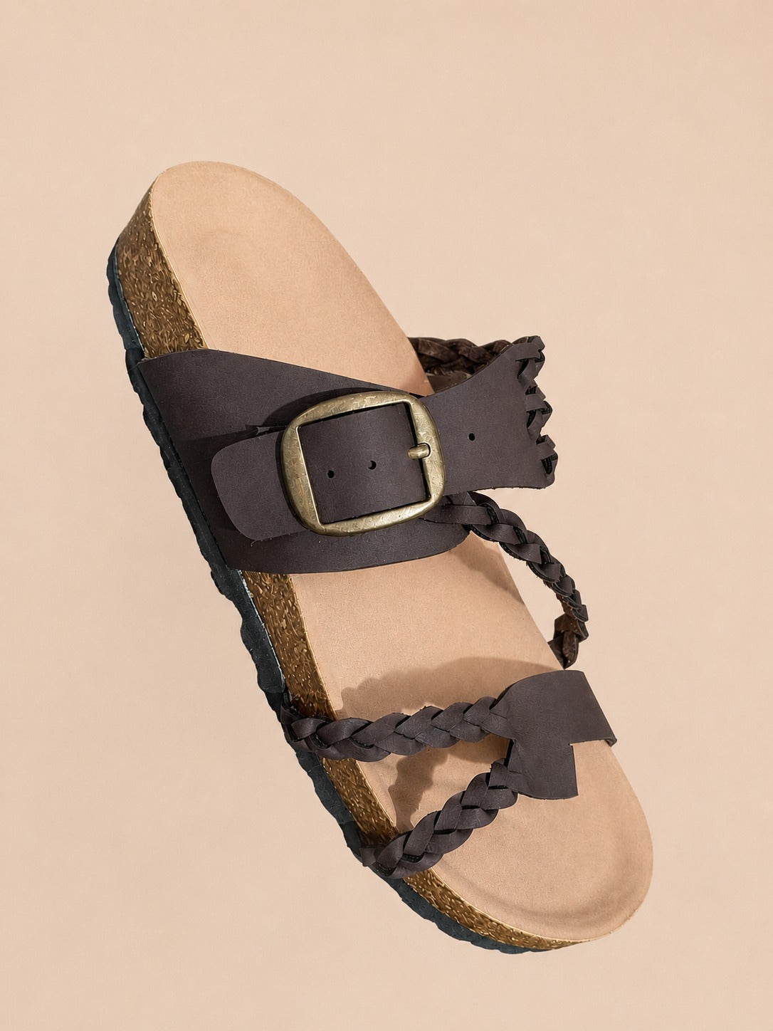 Women’s Adjustable Buckle Comfort Sandals – Orthopaedic-Inspired Summer Slides for Walking and Travel