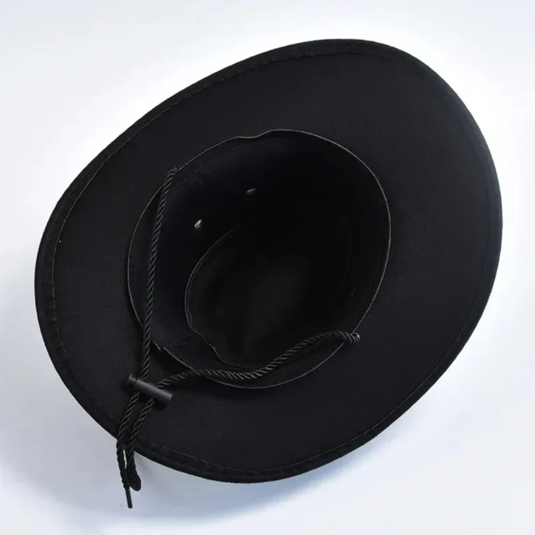 Men’s Western Cowboy Hat – Wide Brim Statement Style for Outdoor and Casual Wear