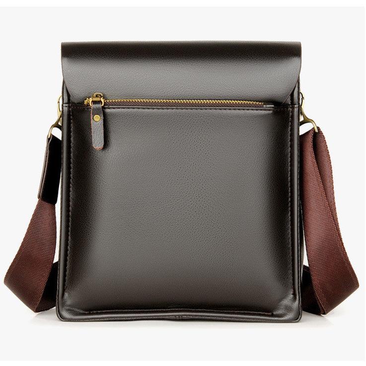 Men’s Multi-Compartment Shoulder Bag – Compact Crossbody Carry for Everyday Essentials