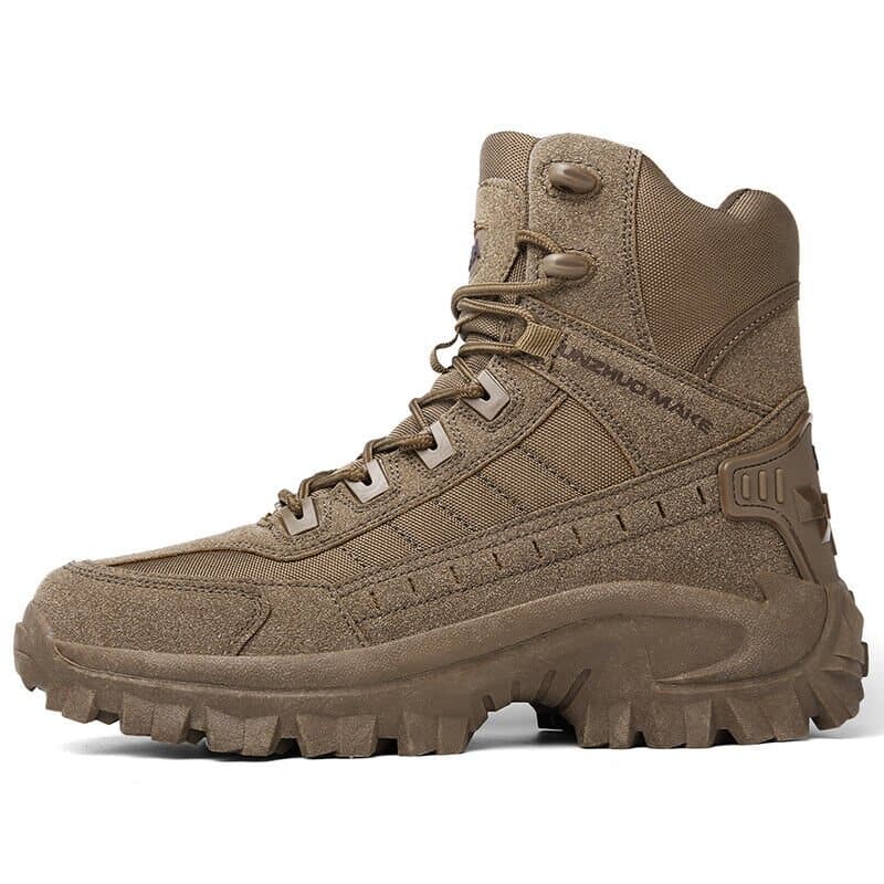 Men’s Tactical Hiking Boots – Reinforced Mid-Top Design with Rugged Lug Sole and Secure Lacing