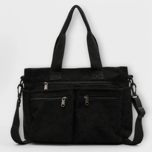 Women’s Multi-Pocket Tote Bag – Practical Dual-Carry Style for Work and Everyday Use