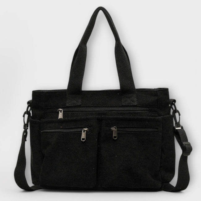 Women’s Multi-Pocket Tote Bag – Practical Dual-Carry Style for Work and Everyday Use