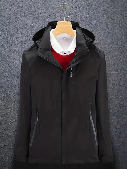 Women’s Hooded Softshell Jacket – Lightweight Windproof Outdoor Layer for Everyday Winter Wear