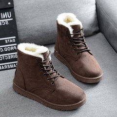 Women's Lace-Up Heeled Studded Chunky Chelsea Boots