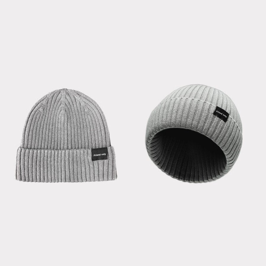 Women’s Ribbed Knit Winter Beanie – Soft Stretch Warm Hat for Everyday Outdoor Cold-Weather Wear