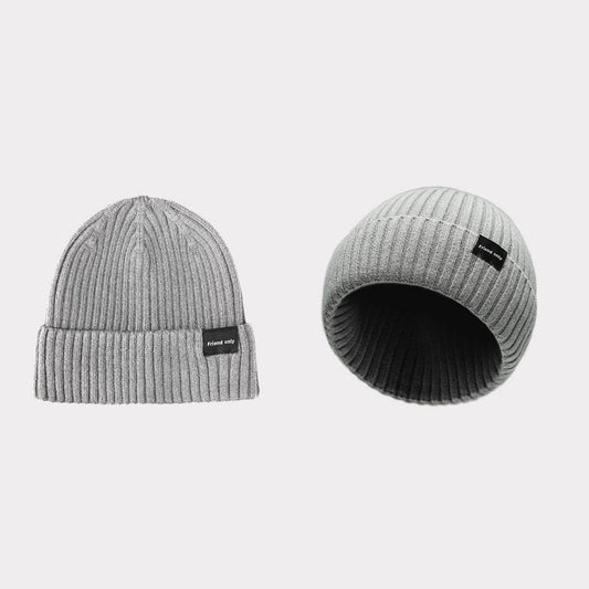 Women’s Ribbed Knit Winter Beanie – Soft Stretch Warm Hat for Everyday Outdoor Cold-Weather Wear