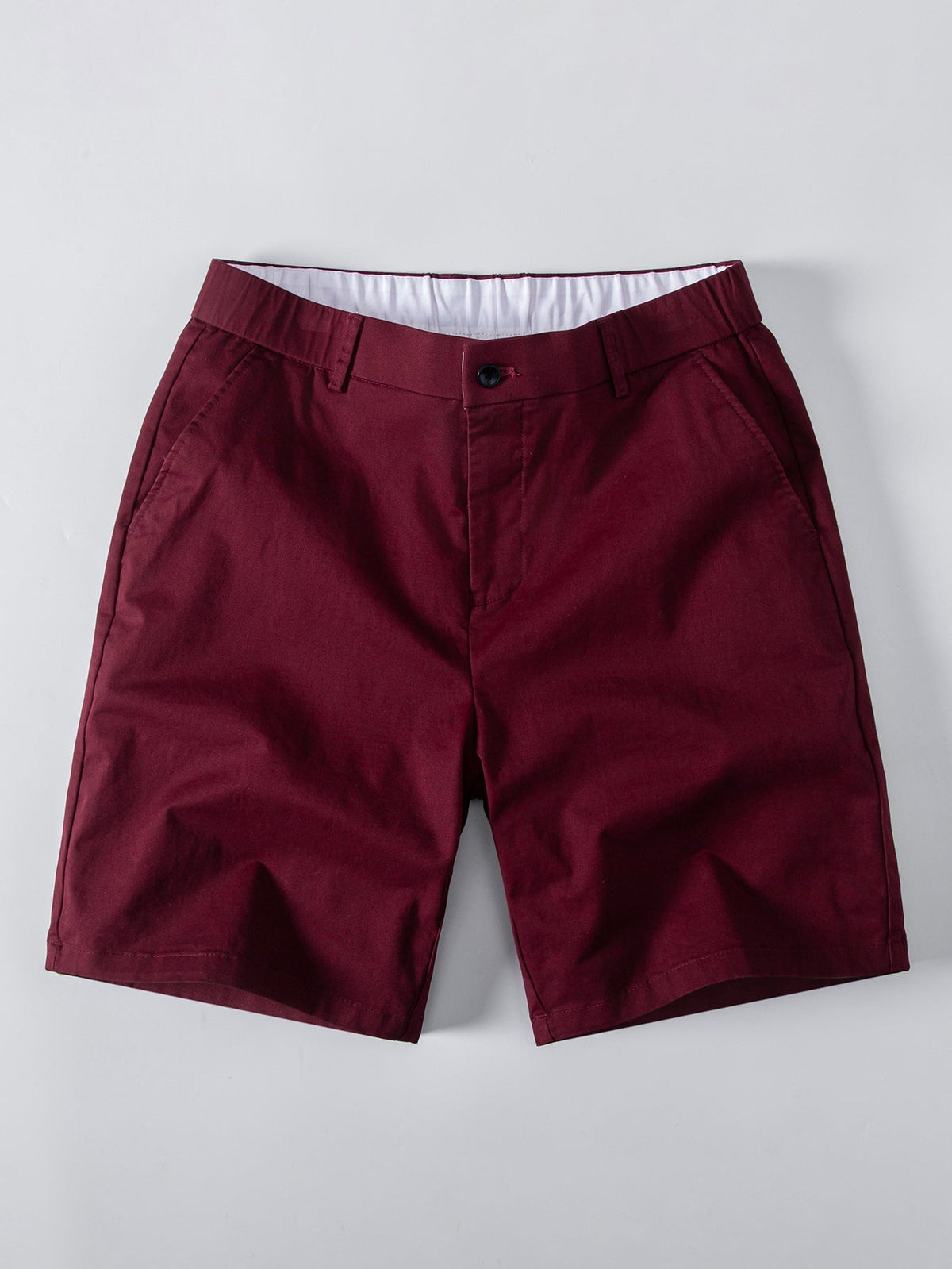 Men’s Viscose Knit Shirt with Stretch Chino Shorts – Summer Smart Casual Set