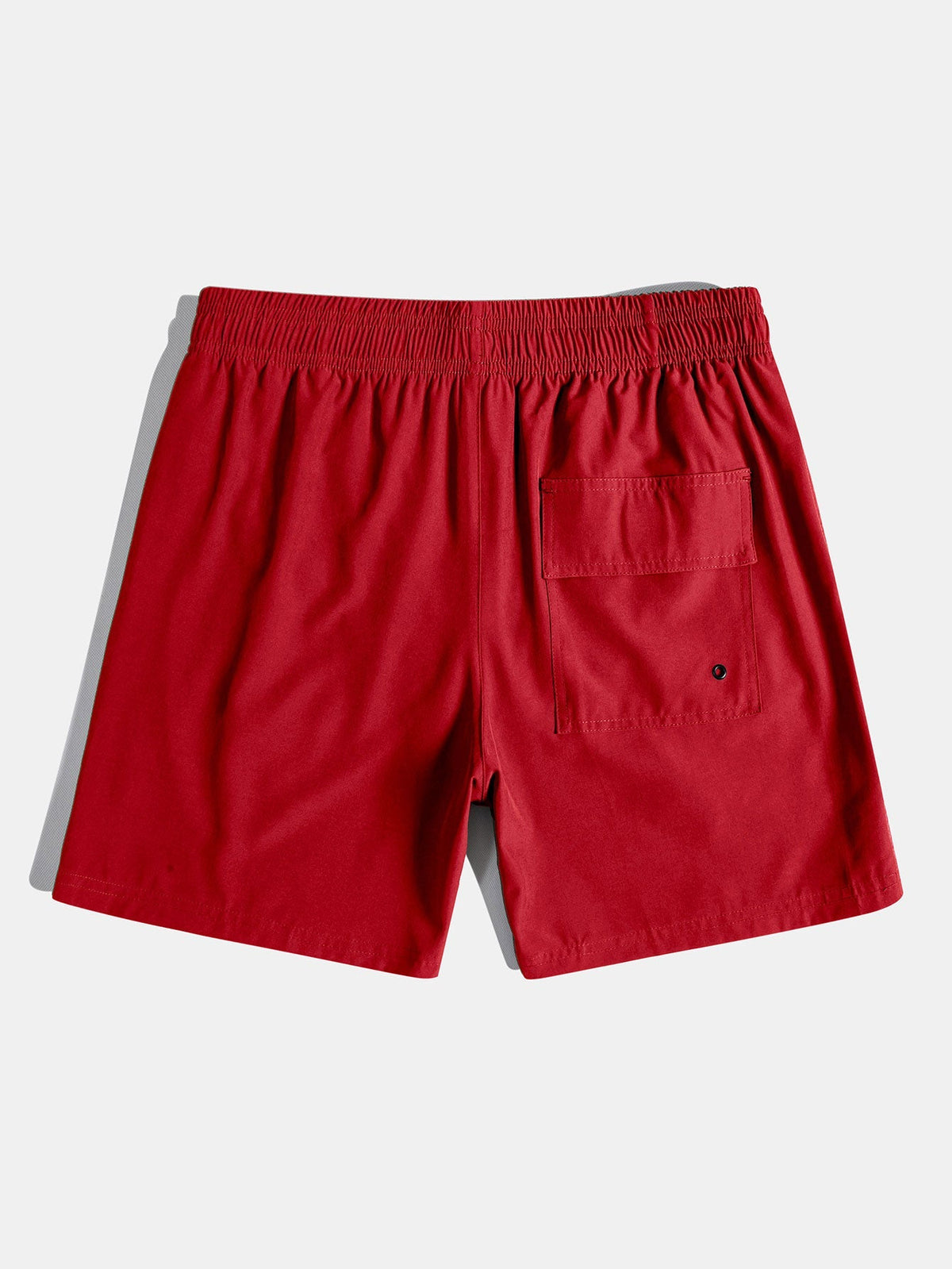 Men’s Summer Resort Set – Printed Button-Up Shirt with Stretch Swim Shorts
