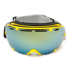 Men’s UV-Protective Ski Goggles – Anti-Fog Dual-Lens Snowboard Eyewear with Adjustable Strap