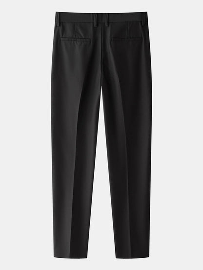 Men’s Cable-Knit Button Shirt with Tapered Trousers – Refined Smart Casual Set