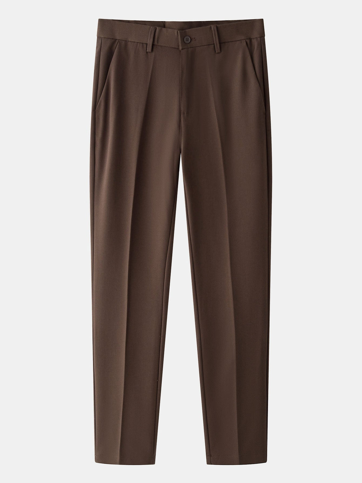Men’s Cable-Knit Button Shirt with Tapered Trousers – Refined Smart Casual Set