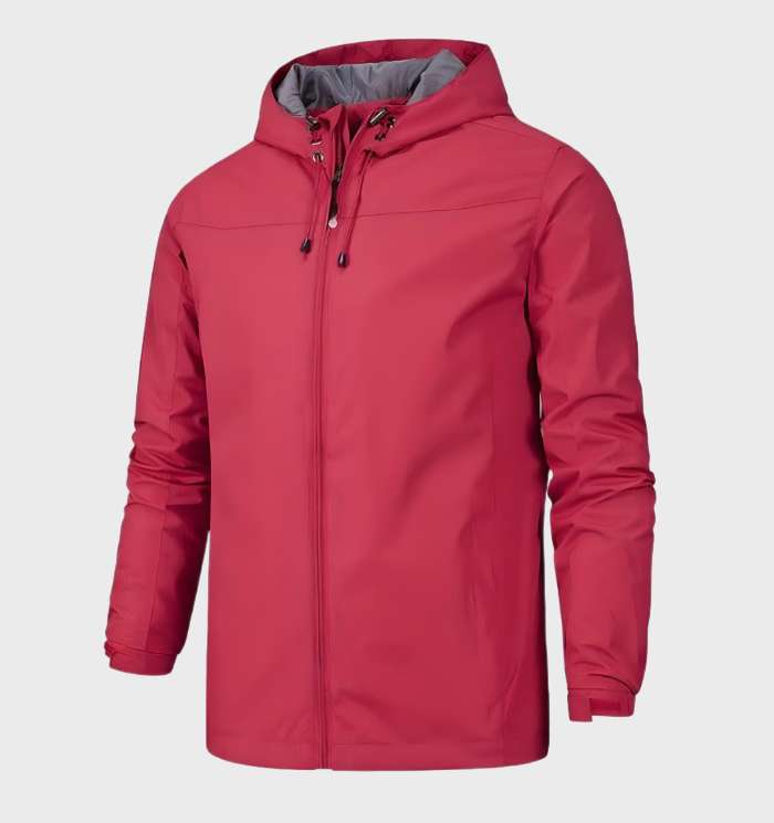 Men’s Lightweight Hooded Shell Jacket – Practical Outdoor Layer for Summer Travel