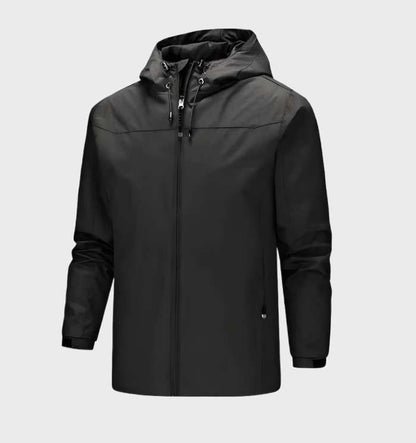 Men’s Lightweight Hooded Shell Jacket – Practical Outdoor Layer for Summer Travel