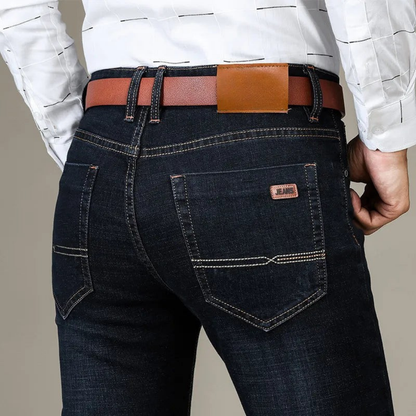 Men’s Slim-Fit Stretch Jeans – Dark-Wash Denim Trousers with Flexible Fit for Everyday Wear
