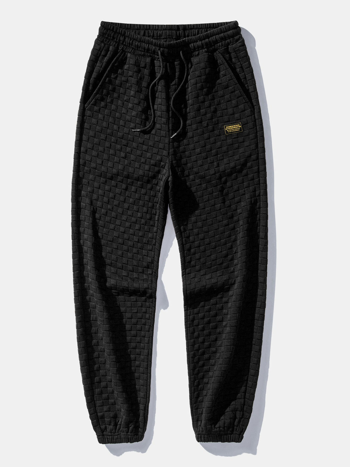 Men’s Sleeveless Hooded Vest Tracksuit – Textured Jogger Co-Ord for Streetwear