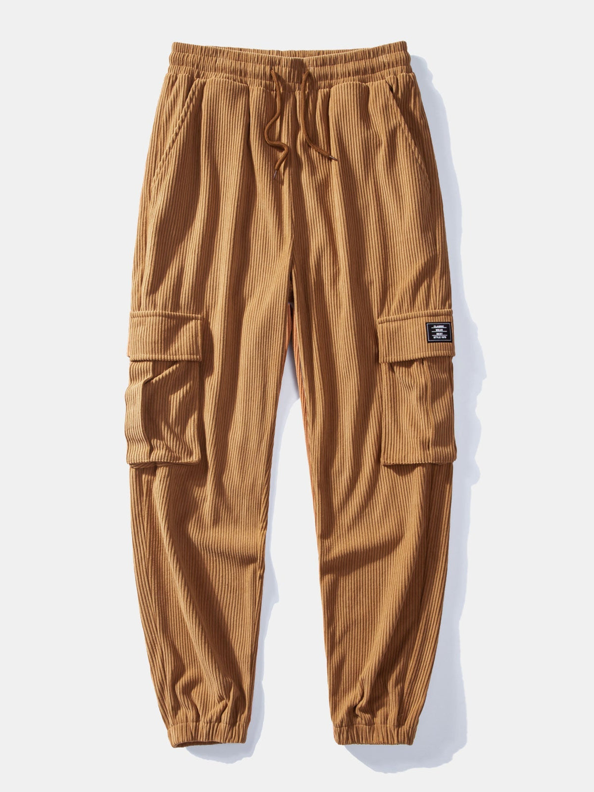 Men’s Corduroy Shirt and Cargo Jogger Set – Relaxed Autumn Streetwear Co-Ord