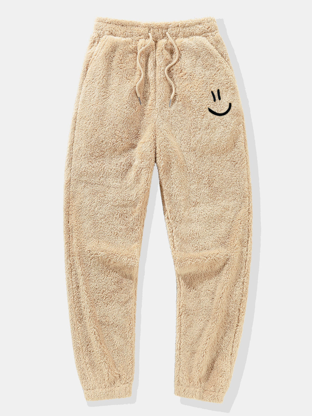 Men’s Plush Teddy Tracksuit – Relaxed Hooded Jogger Set for Winter Comfort