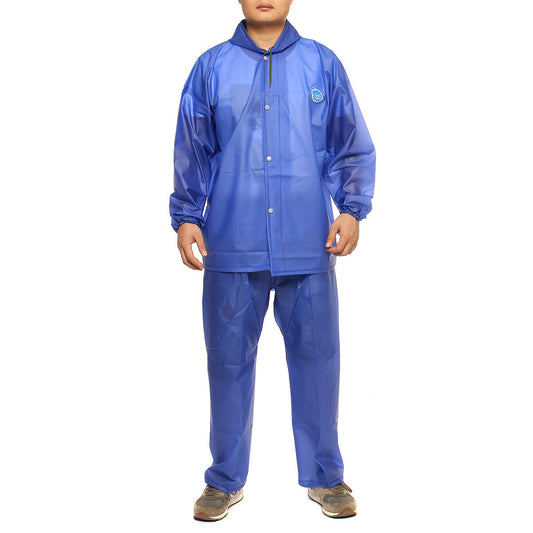 Men’s Waterproof Rain Suit – Lightweight Windproof Hooded Jacket and Overtrousers for Outdoor Activities