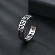 VARIANT|Silver|6mm Viking text ring – Silver
