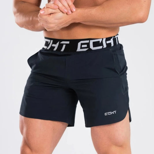 Men’s Performance Training Shorts – Lightweight Athletic Design with Elasticated Waist and Side Pockets